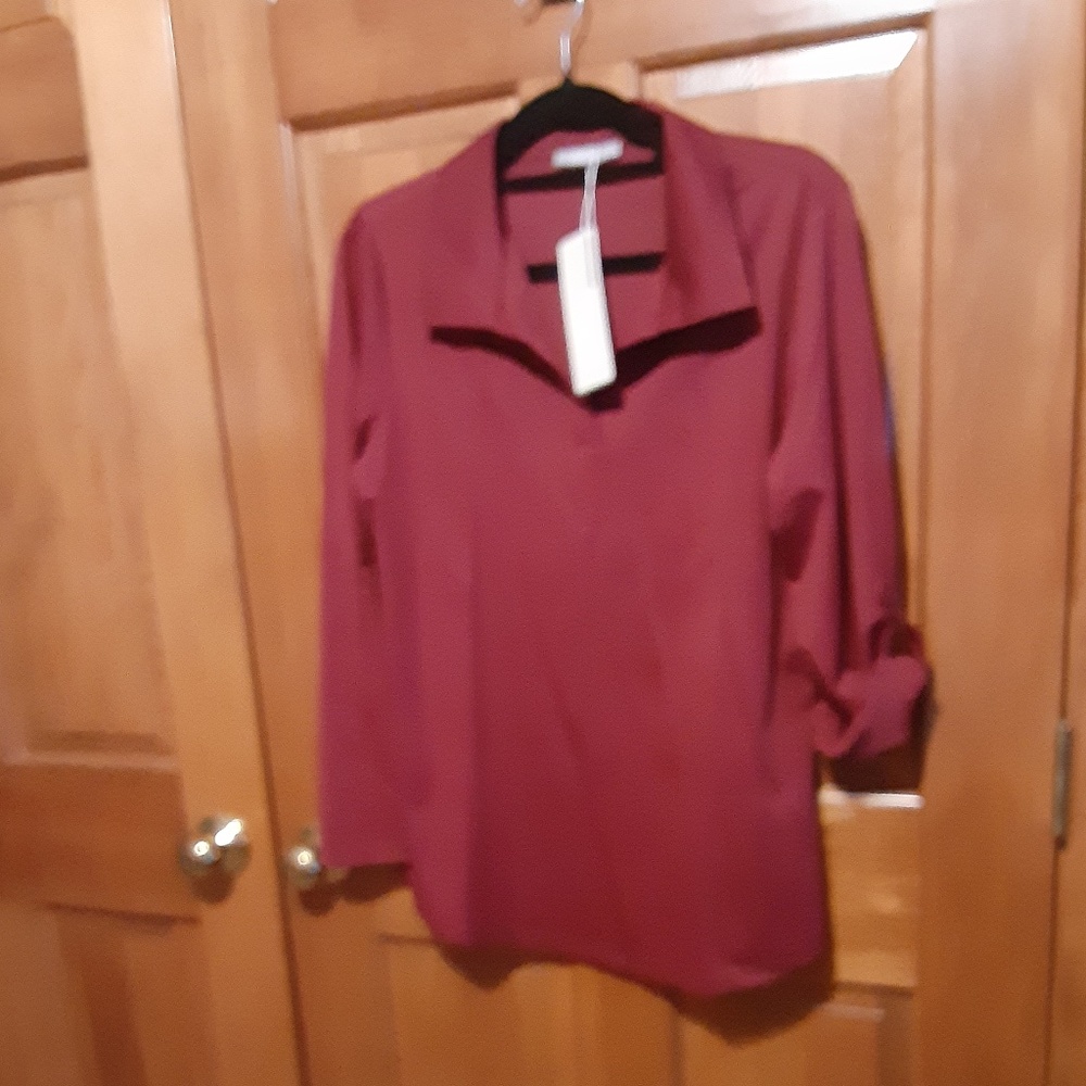 Red Pullover Tunic